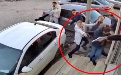 Dehşet anları ortaya çıktı! Hastane önündeki silahlı çatışma: 1 ölü, 4 yaralı